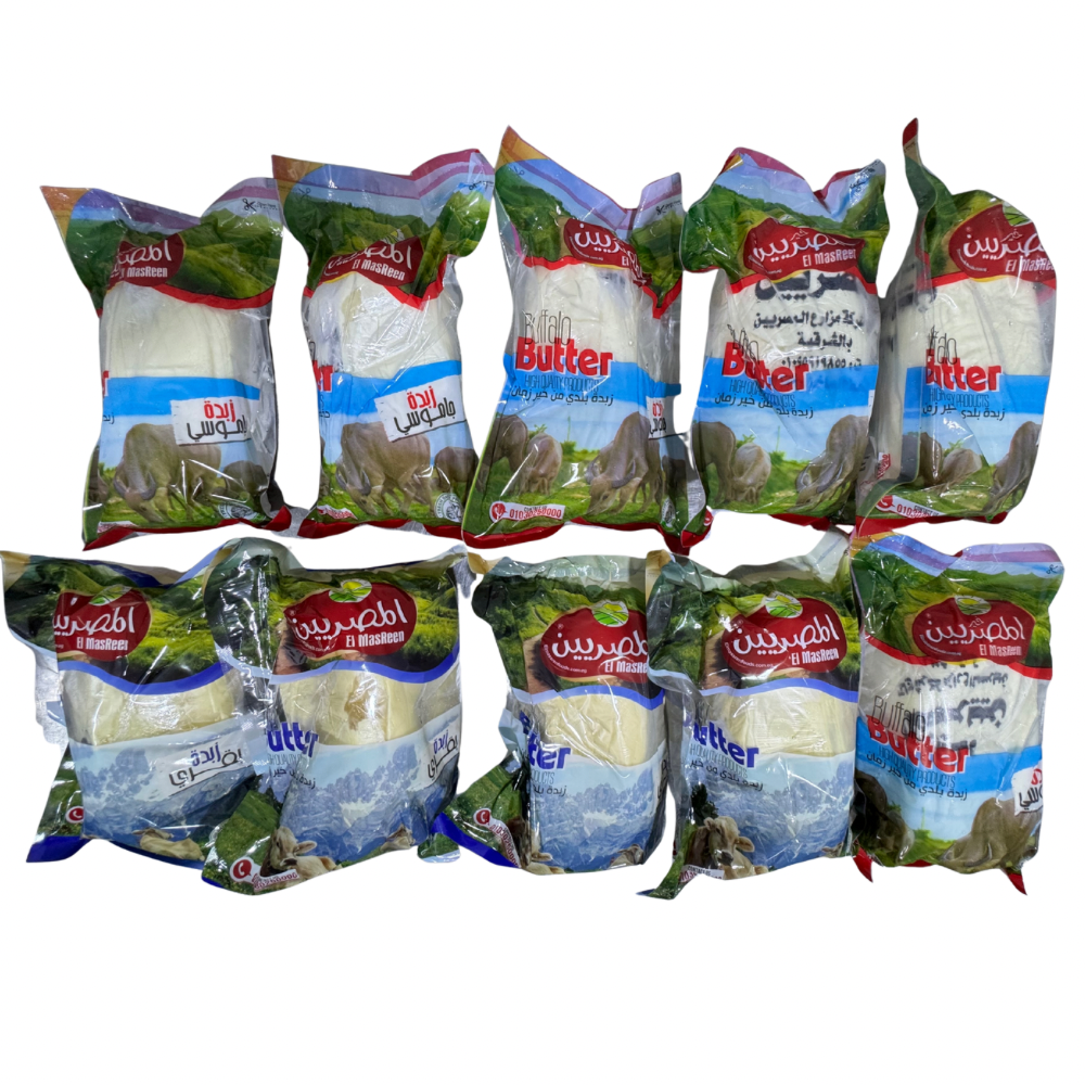 كرتونة زبدة المصريين 4 ك بقري + 6 ك جاموسي